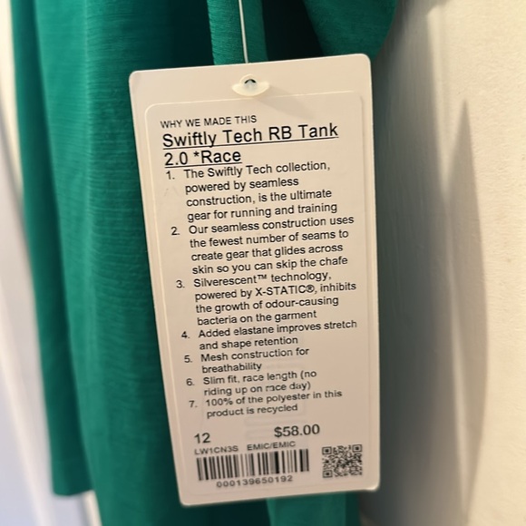 Lululemon Athletica Swiftly Tank 2.0 Race Length - Picture 3 of 5